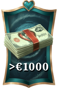 Make deposits over €1,000